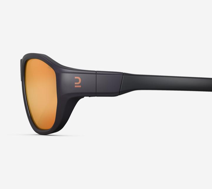 Produktbild Quechua Sonnenbrille Wandern MH T500 Kinder 6–10 Jahre Kategorie 4 dunkelblau/orange