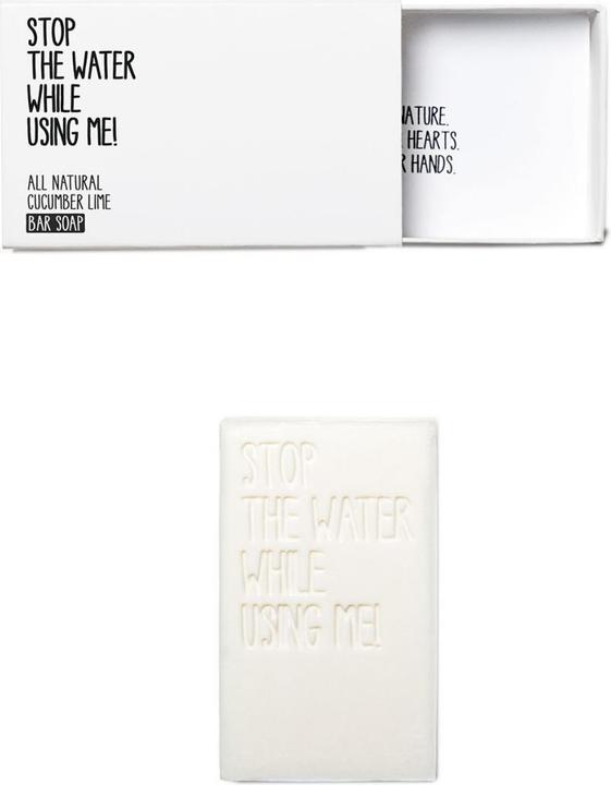 Stop The Water While Using Me! All Natural Body - Cucumber Lime Bar Soap (Hartseife)