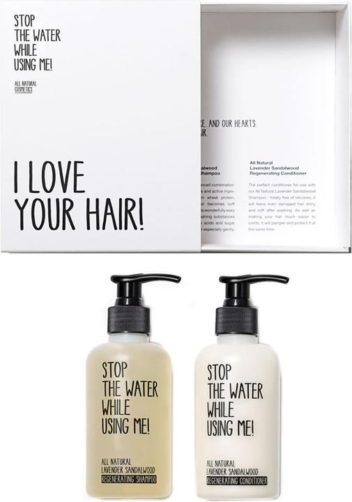 Actual product image Stop The Water While Using Me! All Natural Hair - Lavender Sandalwood Set (200 ml, Liquid shampoo)