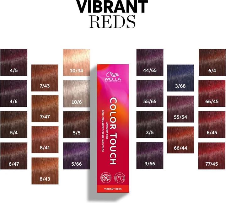 Produktbild Wella Color Touch Vibrant Reds - 5/66 (Violett, Braun)
