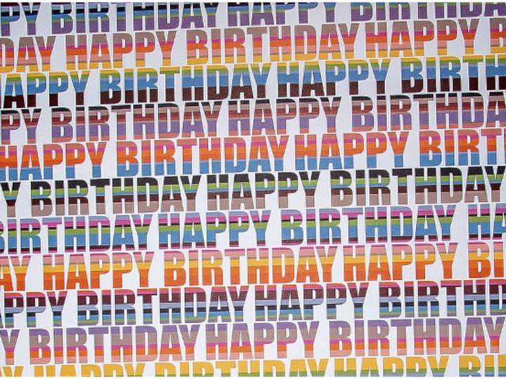 Produktbild Artebene Geschenkpapier Happy Birthday (Geschenkpapier, 1 x)