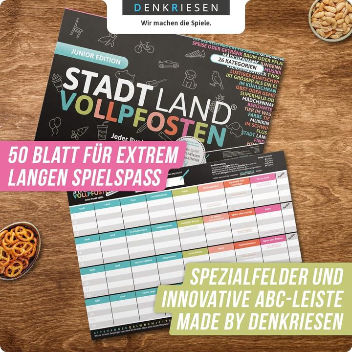 Immagine prodotto Denkriesen Stadt Land Vollpfosten - Ogni punto è importante (Tedesco)
