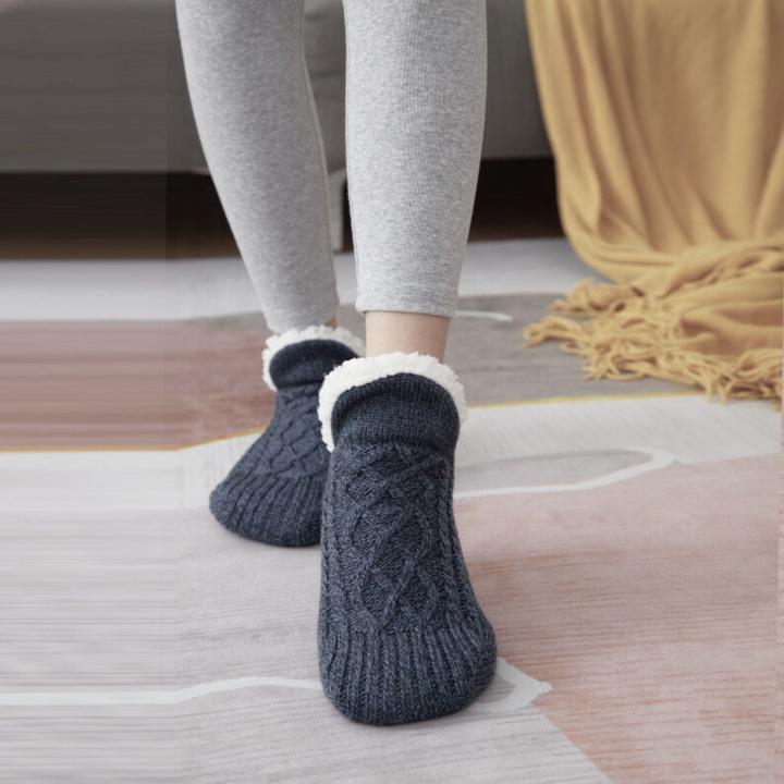 Immagine prodotto Hermex Pantofole taglia 35-38 calze invernali calze accoglienti calze sfocate pantofole (Confezione singola, 35 - 38)