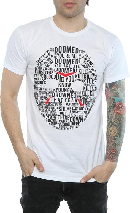 Image du produit Absolute Cult - T-shirt JASON TEXT MASK - Homme (M)