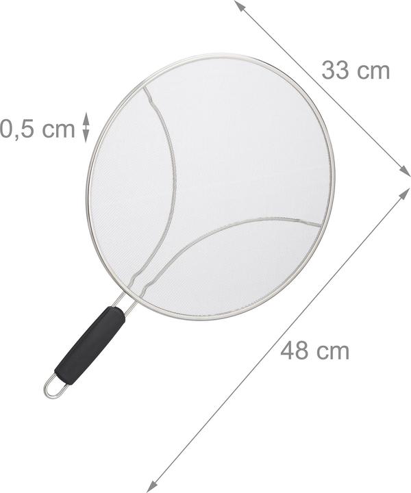 Immagine prodotto Relaxdays Paraspruzzi (33 cm, Materiale sintetico)