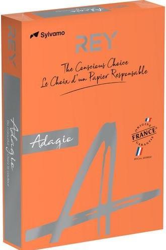 Image du produit Rey Papier couleur RYADA160X412 Orange 160 g/qm (160 g/m², 250 x, A4)