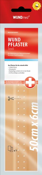 Wundmed Wund-Pflaster 0,5 m x 6 cm hautfarben Classic