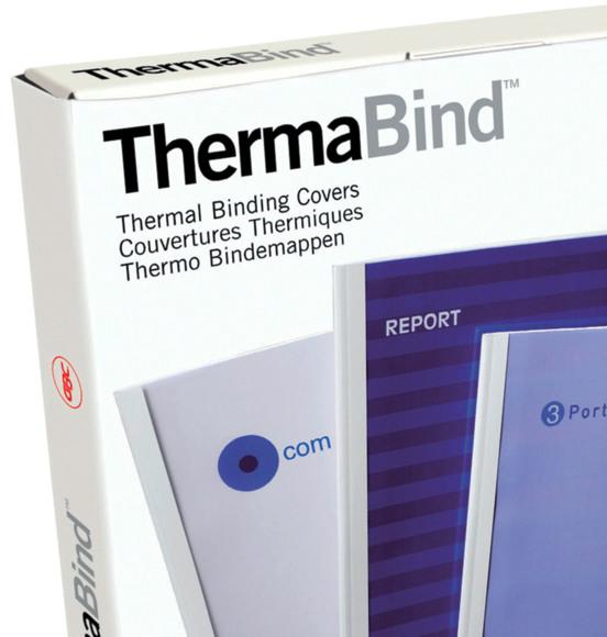 Image du produit GBC Chemises à reliure thermique A4 3,0mm
