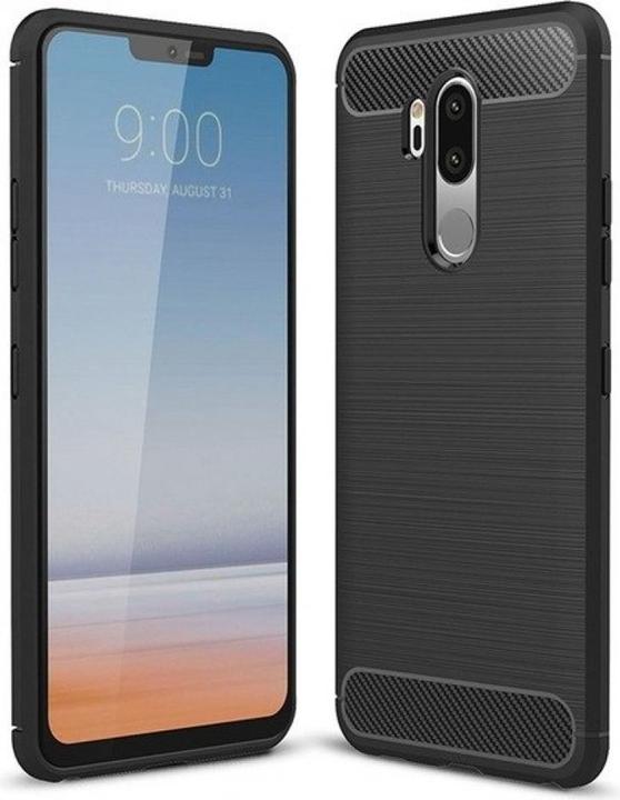 Screenguard LG G7 ThinQ Cover Carbon Brushed Soft TPU (G7 ThinQ)