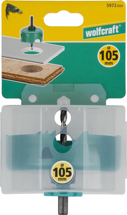 Produktbild wolfcraft wolfcraft 1 Carbonstahl-Lochsäge ø74mm (105 mm)