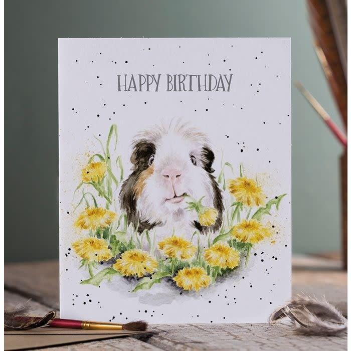 Produktbild Wrendale Design Karte „Dandy Day“ Meerschweinchen (1 Stk.)