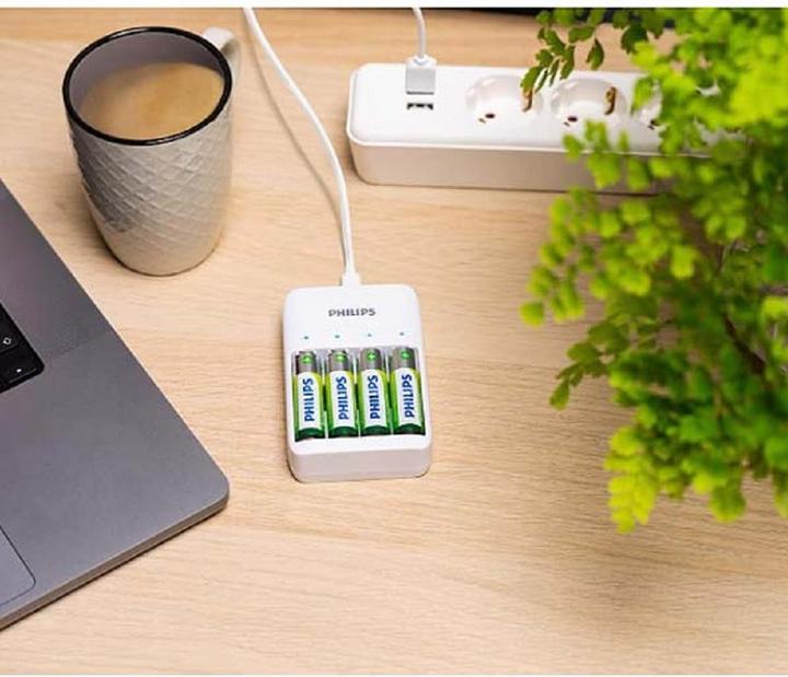 Produktbild Philips SCB4013NB (1 Stk., AAA, AA, 1300 mAh, Ladegerät inkl. Akku)