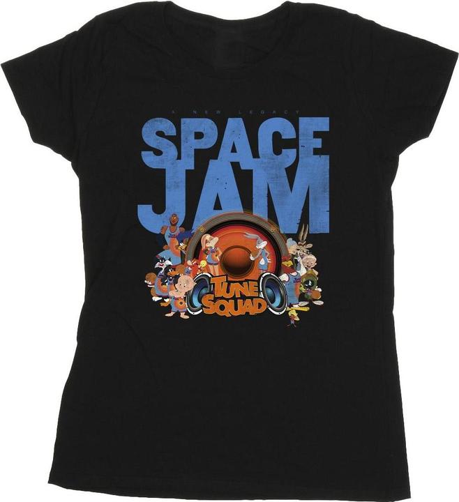 Actual product image Space Jam Womens/Ladies Tune Squad Cotton T-Shirt (XXL)