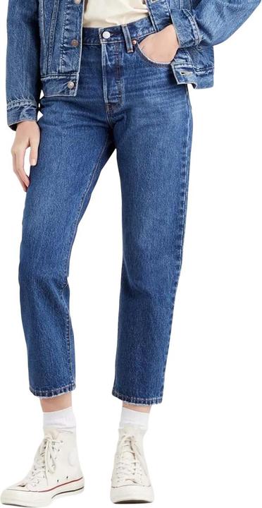 Actual product image Levis Womens/Ladies 501 Cropped Jeans (28)