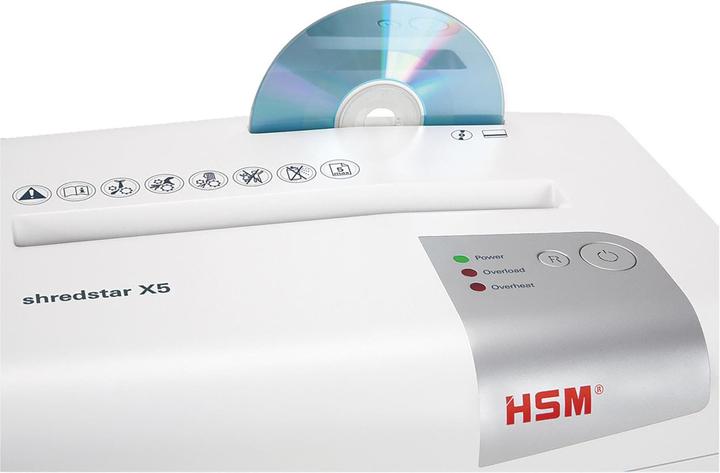 Produktbild HSM Aktenvernichter SHREDSTAR 1043121 X5 4,5x30mm (Partikelschnitt)