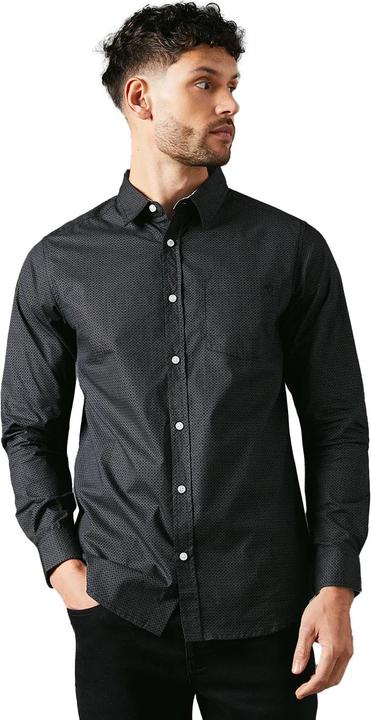 Actual product image Universal Textiles Mens Octo Geometric Long-Sleeved Shirt (L)
