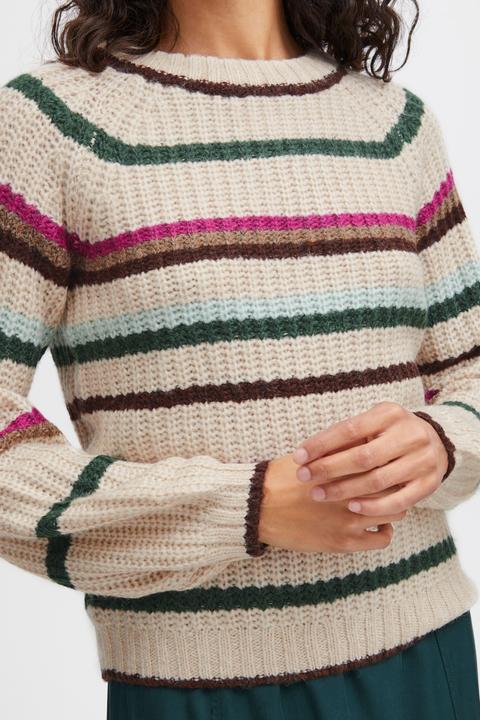 Actual product image B.young BYOKSANA STRIPE JUMPER 2 - 20813535 (L)