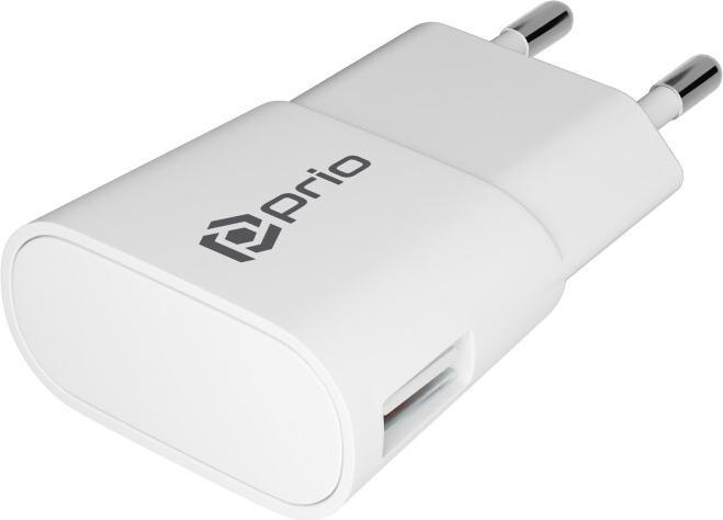 Produktbild prio Universal-Ladegerät 5W//1A (USB A) bulk weiss (5 W)