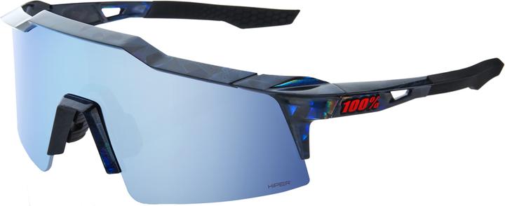 100% Brille Speedccraft Sl -Black Holographic -Hiper Blue Multilayer Mi (black blue*, Eisblau)