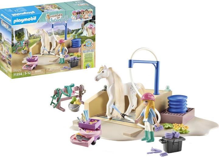 Immagine prodotto Playmobil Isabella e Leonessa con lavabo (71354, Cavalli Playmobil della cascata)