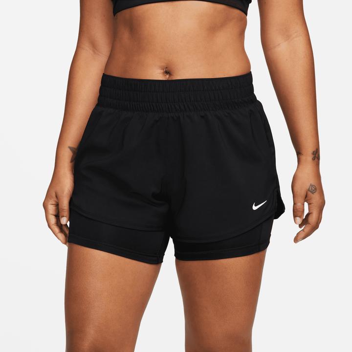 Immagine prodotto Nike One Dri-Fit Donna Mid-R Nero/Riflettente Silv L (L)