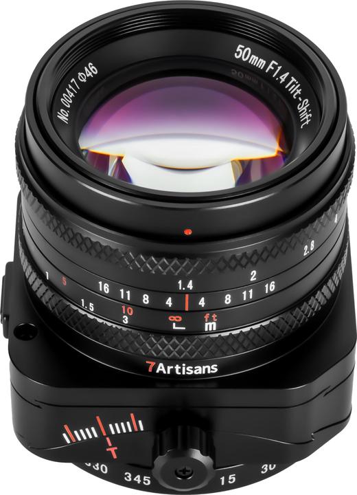 Actual product image 7artisans 50mm f/1.4 Tilt Shift Sony E (Sony E, APS-C / DX, full size)