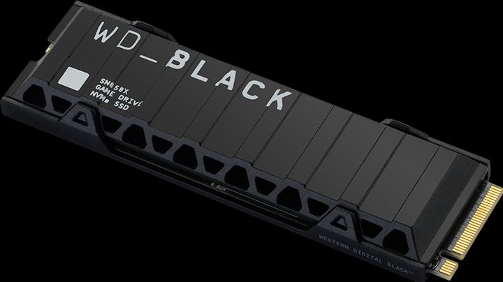 Actual product image WD Black SN850X with Heatsink Retail (2000 GB, M.2 2280)