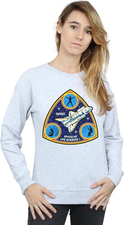 Actual product image Nasa Womens/Ladies Classic Spacelab Life Science Sweatshirt (M)