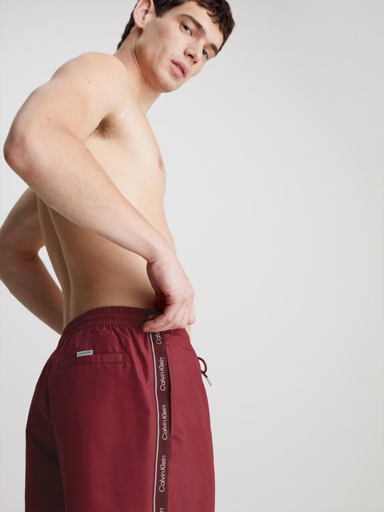 Produktbild Calvin Klein Medium Drawstring Heren Zwembroek - Cordovan - Maat L (L)