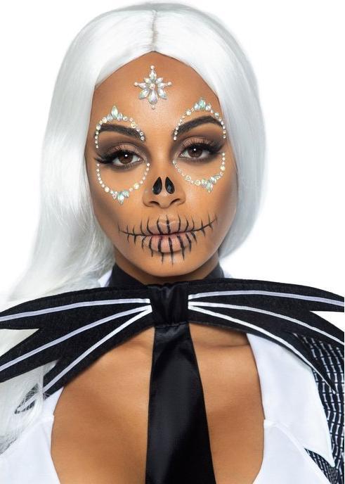 Actual product image Leg Avenue Face Jewels - Skeleton