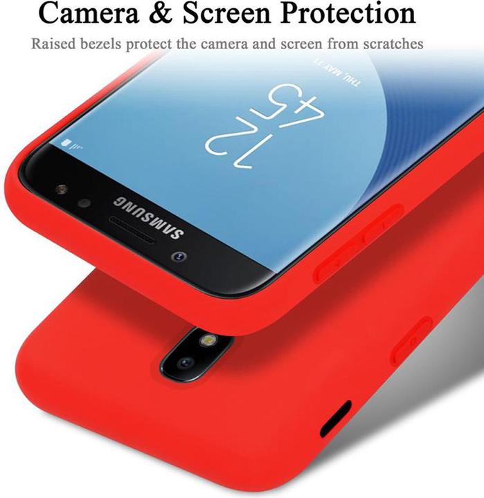 Actual product image Cadorabo TPU Liquid Silicone Case Cover (Samsung Galaxy J7 2017)