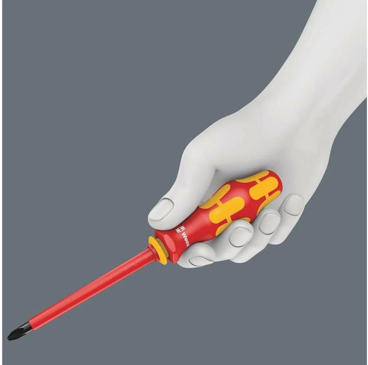 Actual product image Wera VDE interchangeable blade set (Phillipps cross recess (PH), Torx (TX), Pozidriv cross recess (PZ), Slotted screws)