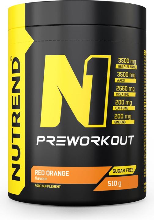 Produktbild Nutrend N1 Pre-Workout (Schwarze Johannisbeere, 1 Stk., 510 g)