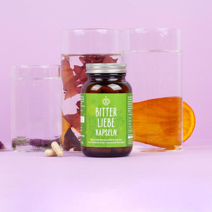 Produktbild Bitterliebe Wertvolle Bitterstoffe (90 Stück, Kapseln, 206 g)