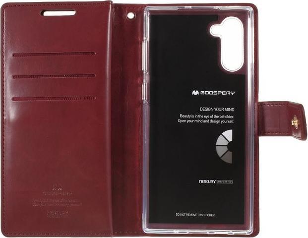 Actual product image Goospery Mansoor Diary Series (Samsung Galaxy Note 10)