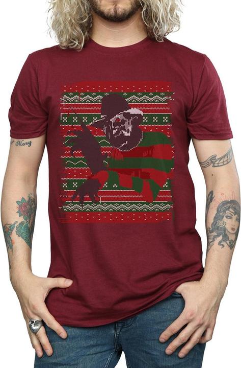 Immagine prodotto Absolute Cult Christmas Fair Isle Maglietta Uomo (M)