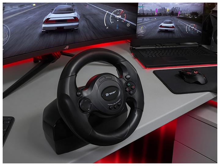 Image du produit Tracer Rayder Volant 4 en 1 PC, PlayStation 4, Playstation 3, Xbox One (PC, PS3, Xbox One S, PS4)