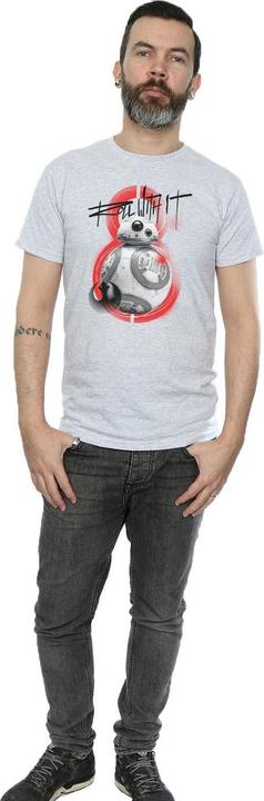 Image du produit Star Wars - T-shirt THE LAST JEDI BB-8 ROLL WITH IT - Homme (XL)
