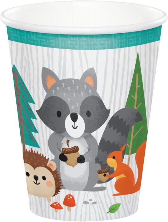 Immagine prodotto Creative Party Bicchieri di carta animali della foresta, 8 pezzi (8 x)