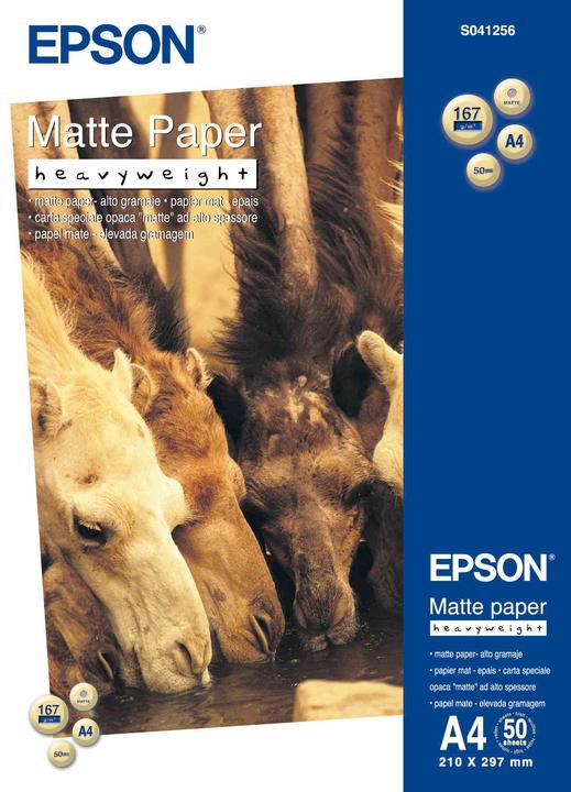 Epson Matte Paper Heavy Weight (167 g/m², A4, 50 x)