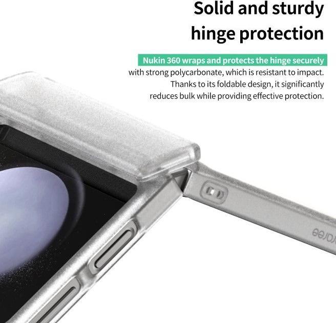 Actual product image Araree Made in Korea 360 Nukin Series (Samsung Galaxy Z Flip6)