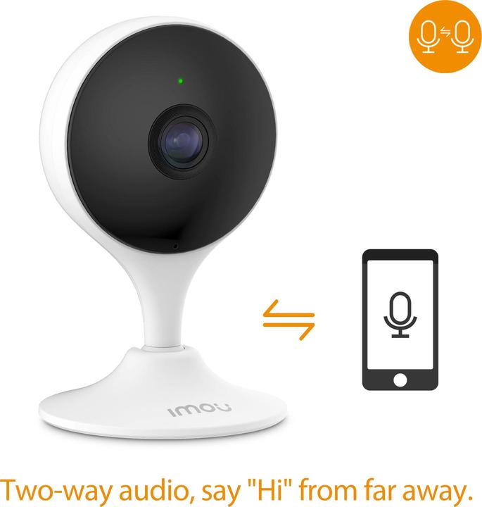 Image du produit Imou IPCam Cue2-D intérieur 2MP WLAN 1080P H.264 IR APP (1920 x 1080 Pixels)
