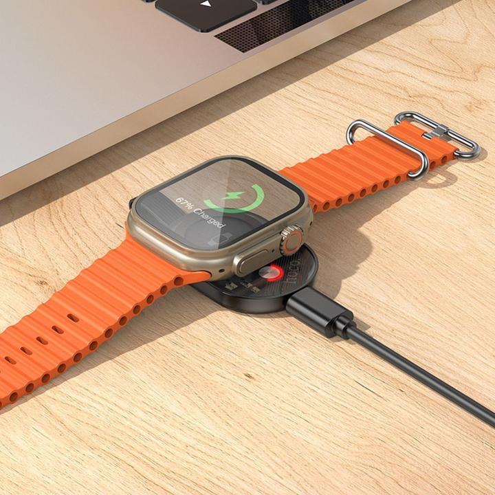 Produktbild Hoco CW60 Magnetic Charging Dock für Apple Watch Series, Schwarz (2.50 W)