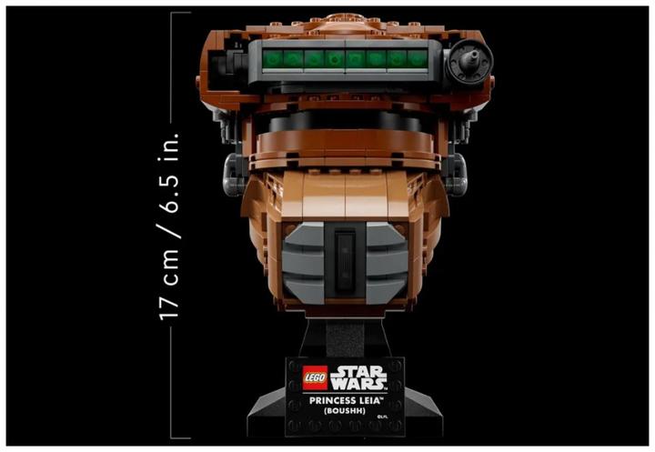 Actual product image LEGO Princess Leia Helmet (75351, LEGO Star Wars)