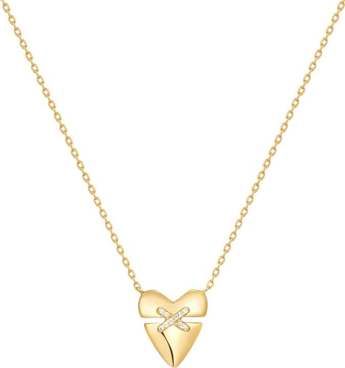 Image du produit Ania Haie Collier Heart Hunter en or (Argent 925)