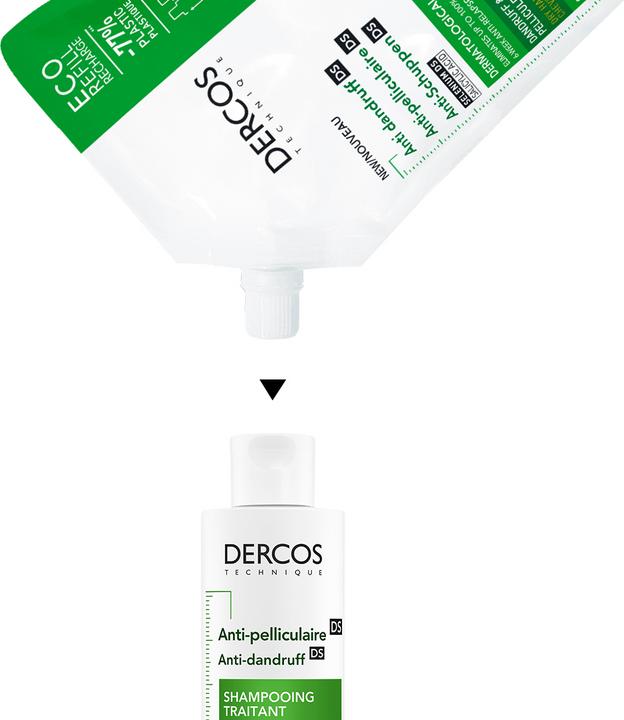 Produktbild Vichy Dercos Anti-Schuppen Shampoo trockene Kopfhaut (500 ml, Flüssiges Shampoo)
