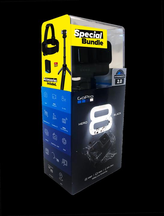 Actual product image GoPro Hero 8 Black Holiday Bundle (60p, 4K, Wi-Fi, Bluetooth)