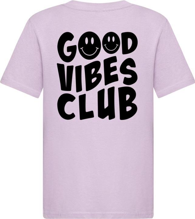 Produktbild Merchcode Kids Good Vibes Club Front for Light - Basic Tee - 184965 (158)