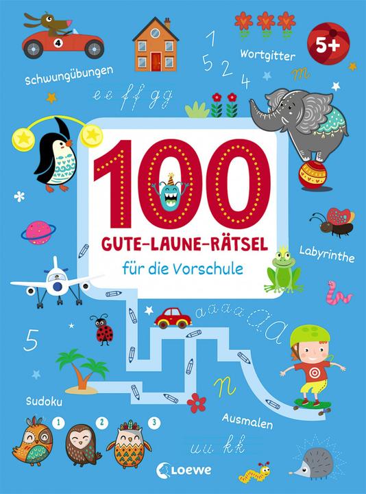 Immagine prodotto 100 Gute-Laune-Rätsel für die Vorschule (Tedesco, Elena Hein, Creativo Loewe, Apprendimento e puzzle Loewe, 2020)