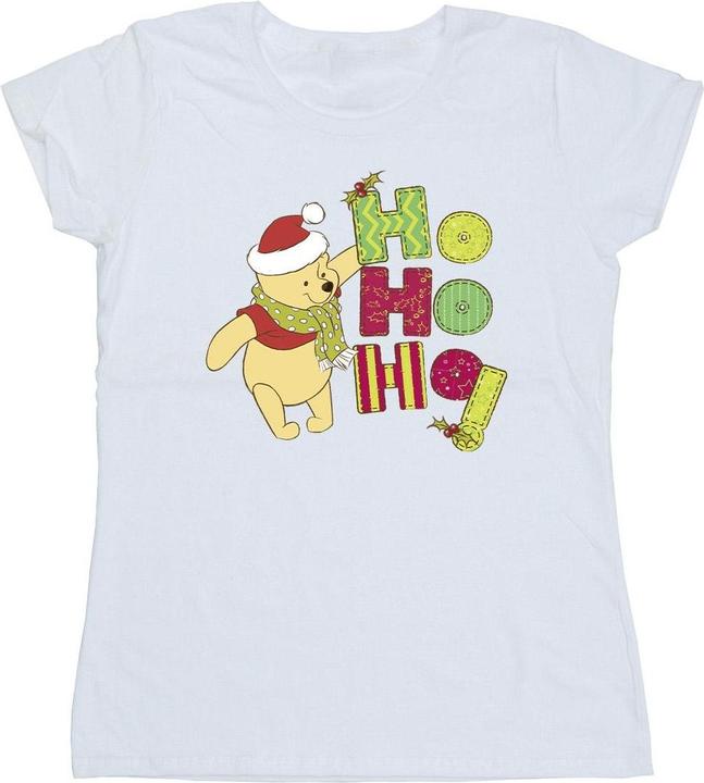 Produktbild Disney Winnie The Pooh Ho Ho Ho Scarf TShirt (L)